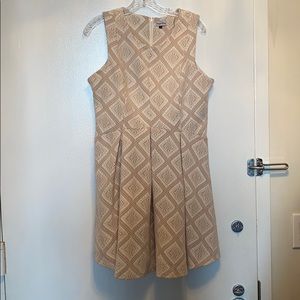 Brigitte Bailey ivory nude a-line dress size XL